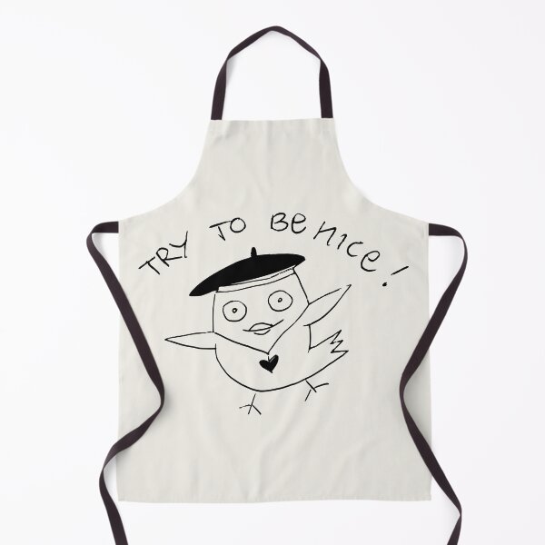 Item preview, try to be nice! bohemian beatnik bird comic designed and sold by Luzi Illustrella.