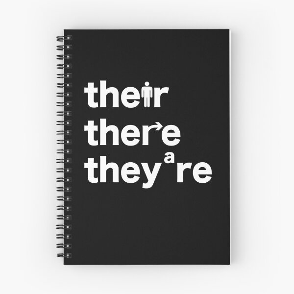 Item preview, There Their They're English Grammar Teacher designed and sold by DexertimaArt.