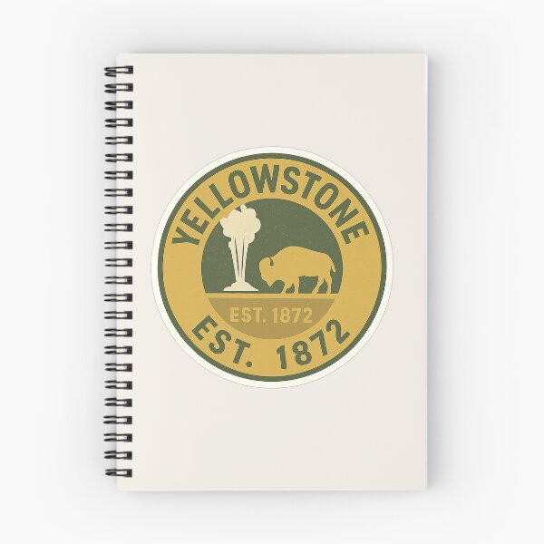 Item preview, Yellowstone East. 1872 – Retro National Park Badge Design designed and sold by Bratak.