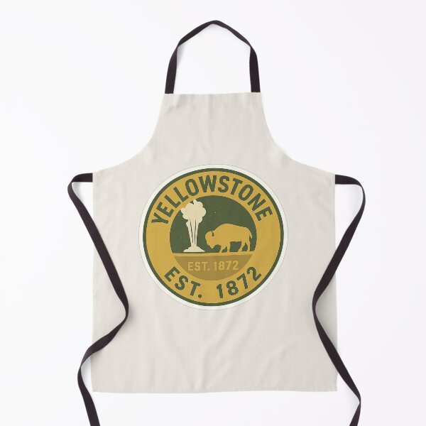 Item preview, Yellowstone East. 1872 – Retro National Park Badge Design designed and sold by Bratak.