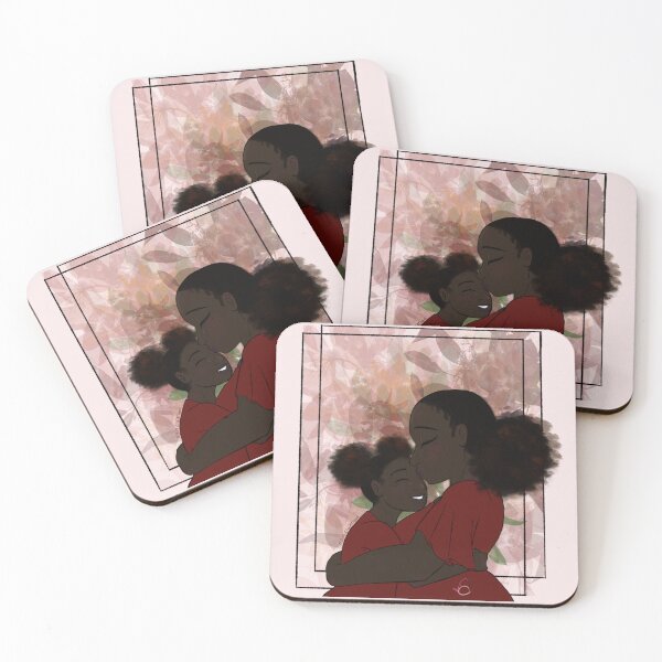 Item preview, A Mother's Love (Ebony/Puffs) with Special Mug design! designed and sold by SariCreations.