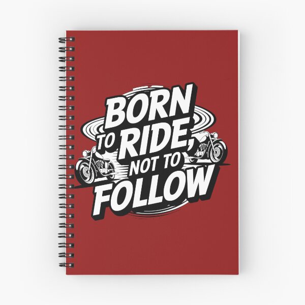 Item preview, Born to Ride Not to Follow, Biker Rebel  designed and sold by Bliss Find And Design.