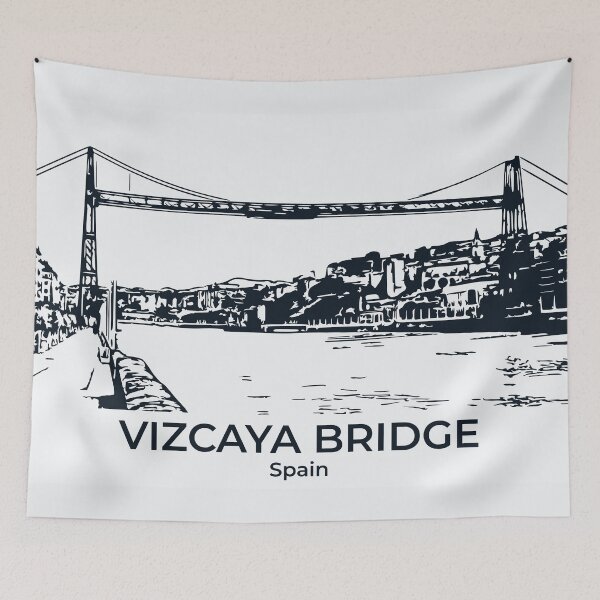 Item preview, Vizcaya Bridge - Spain designed and sold by Lakeric Cityscapes.