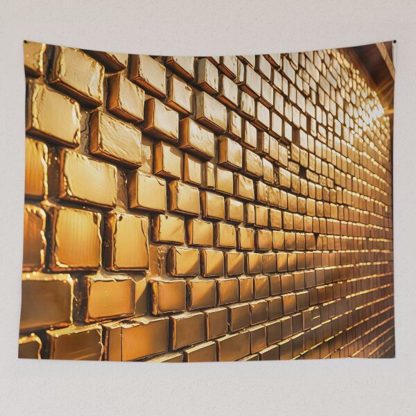 Item preview, A breathtaking wall made of gold bricks. designed and sold by Marcu Ioachim.