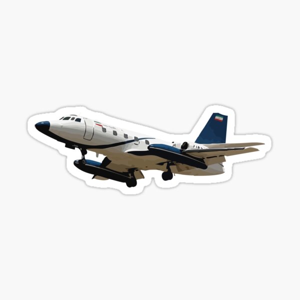 Item preview, Lockheed Jetstar Plane Abstract Illustration designed and sold by AddiK-Art.