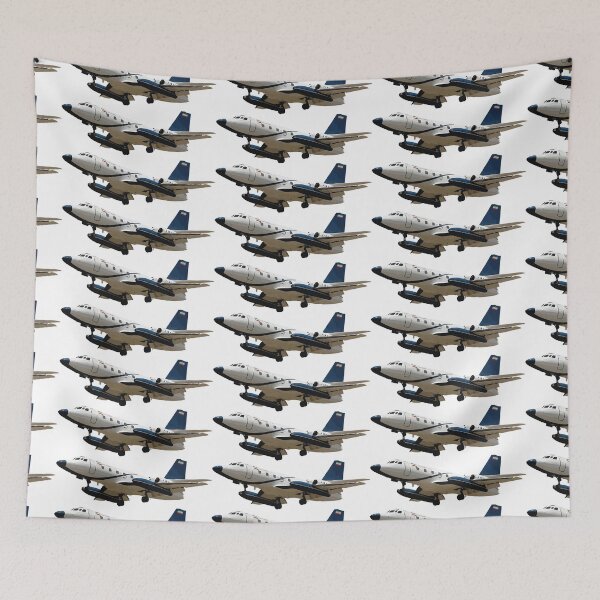 Item preview, Lockheed Jetstar Plane Abstract Illustration designed and sold by AddiK-Art.