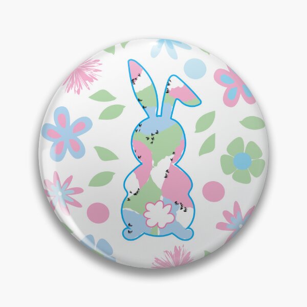 Item preview, Floral Boho Easter Bunny designed and sold by MagnoliaLake.