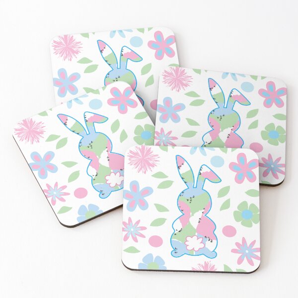 Item preview, Floral Boho Easter Bunny designed and sold by MagnoliaLake.
