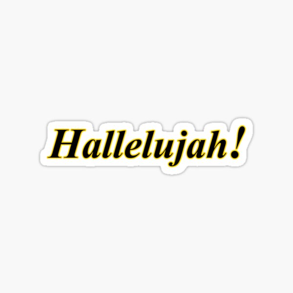 Item preview, Hallelujah! designed and sold by UnlockKnowledge.