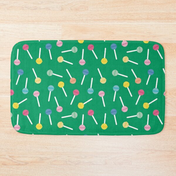 Item preview, Playful, fun and colorful lollipops with green background designed and sold by StudioPippinDesigns.