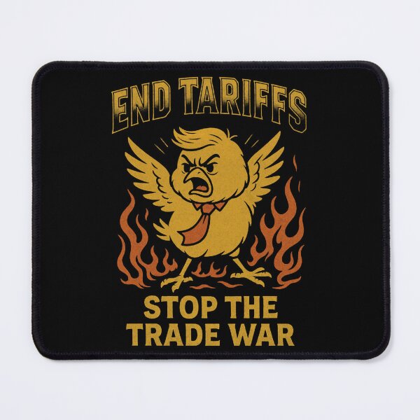 Item preview, End Tariffs: Stop Trade War Bird in Flames designed and sold by zzz888.