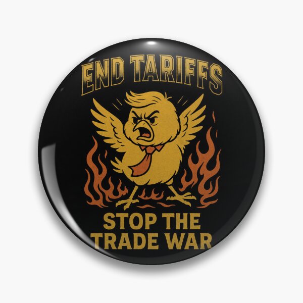 Item preview, End Tariffs: Stop Trade War Bird in Flames designed and sold by zzz888.