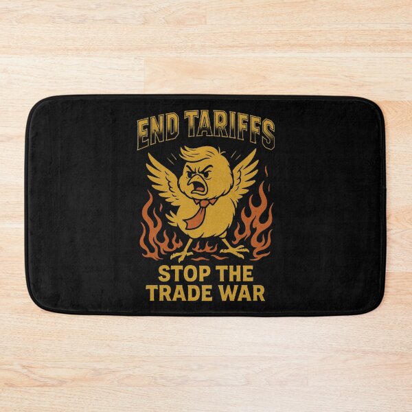Item preview, End Tariffs: Stop Trade War Bird in Flames designed and sold by zzz888.