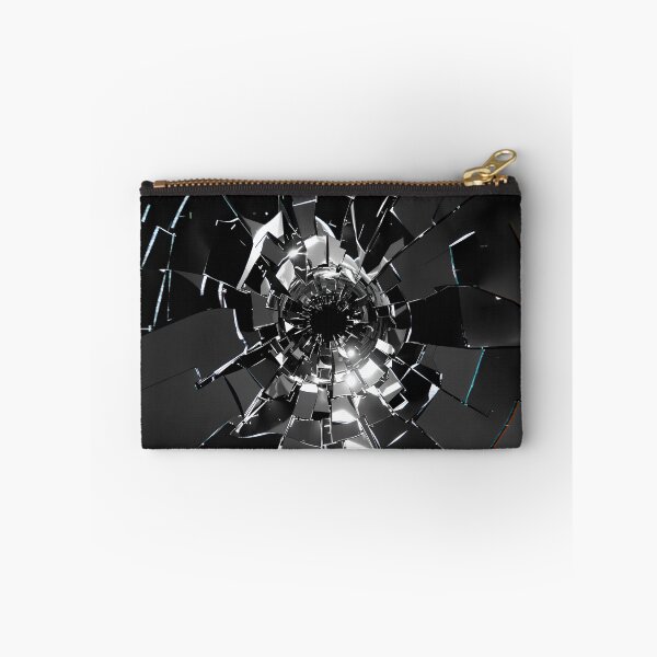 Item preview, Impact Fracture: Shattered Glass with Central Hole designed and sold by RudArtAI.