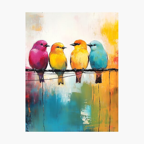 Item preview, BIRDS ON A WIRE designed and sold by randynash.