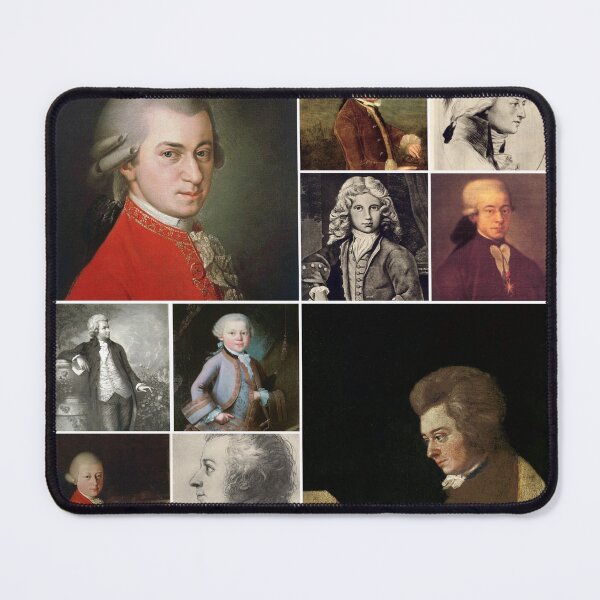 Item preview, Collage de Wolfgang Amadeus Mozart designed and sold by itzYuhGirl.