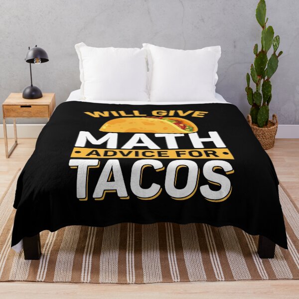 Item preview, Will Give Math Advice For Tacos Funny Math Teacher designed and sold by DexertimaArt.
