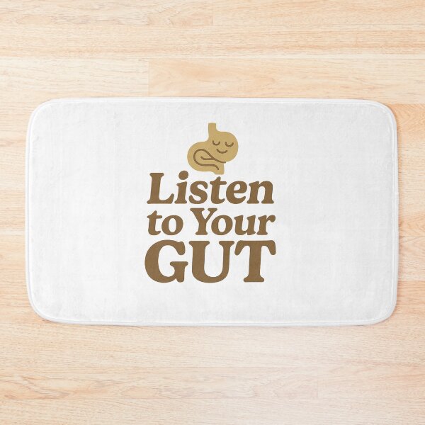 Item preview, Listen to Your Gut – Literal Wisdom in Retro Style designed and sold by CozyLab.