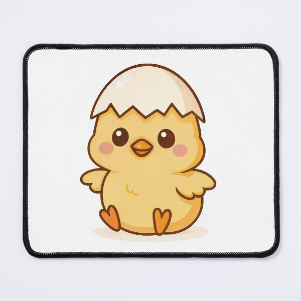 Item preview, Cute Baby Chick with Eggshell Hat designed and sold by Tonsala.