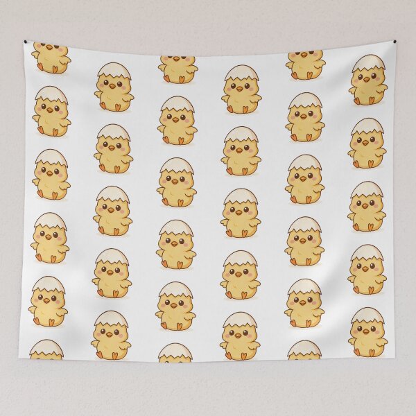 Item preview, Cute Baby Chick with Eggshell Hat designed and sold by Tonsala.