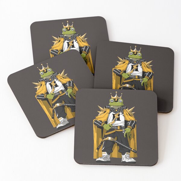Item preview, Frog King of the Streets – Urban Royalty with Warrior Spirit designed and sold by Void & Valor.