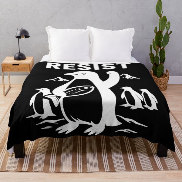 Item preview, Resist Flippers Up Penguins Shirt, FDT Shirt Resistance Protest, Penguins Against Tariffs Shirt, I Stand With Penguins Shirt designed and sold by Serene woods.