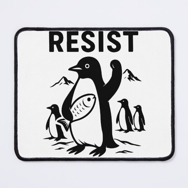 Item preview, FDT Shirt Resistance Protest, Resist Flippers Up Penguins Shirt, I Stand With Penguins Shirt, Penguins Against Tariffs Shirt designed and sold by Serene woods.