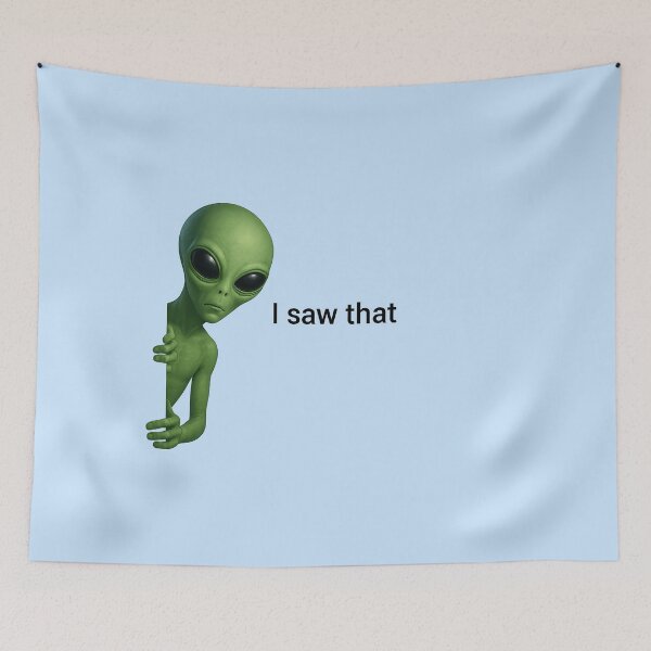 Item preview, Alien I saw that jesus meme designed and sold by TSQ.