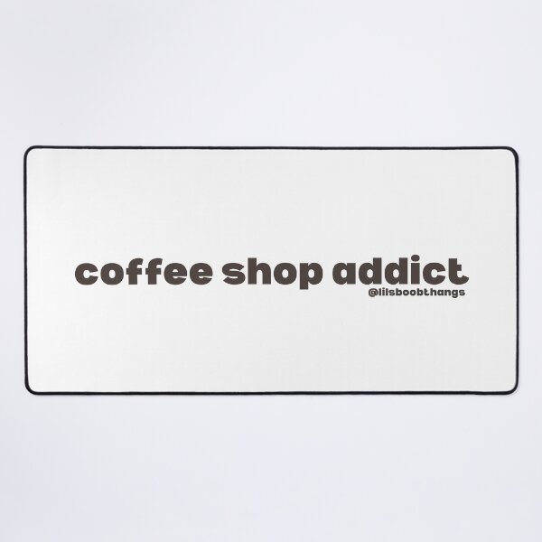 Item preview, Coffee shop addict, v4, brown | @lilsboobthangs designed and sold by lilsboobthangs.