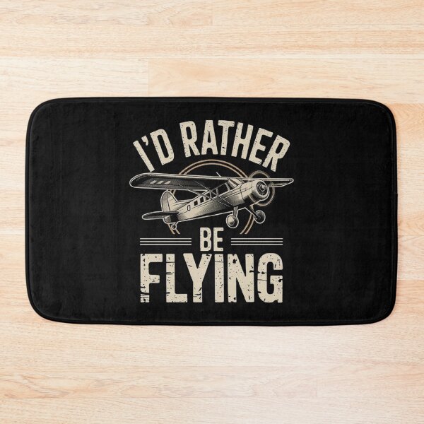 Item preview, I’d Rather Be Flying | Vintage Airplane Pilot Quote for Aviation Lovers designed and sold by love3617.