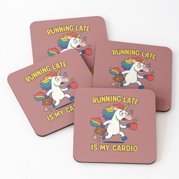 Item preview, Late? Nah – just getting my cardio in! designed and sold by SgtRedGoWx.