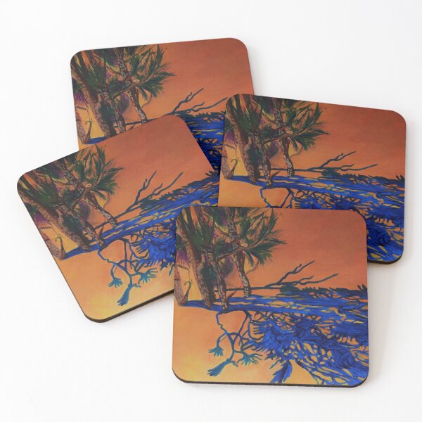 Item preview, The shadow of a pine tree on soft sand designed and sold by Golden Thistle Studio.