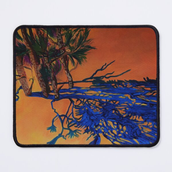 Item preview, The shadow of a pine tree on soft sand designed and sold by Golden Thistle Studio.