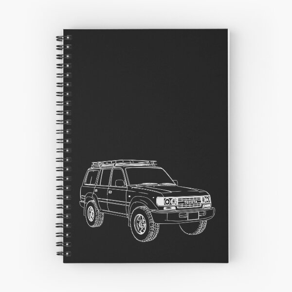 Item preview, Toyota Land Cruiser 80 Series Outline Classic 4x4 Line Art designed and sold by MandalaPics.