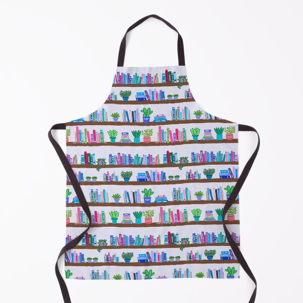 Item preview, Bookish Pattern Bookshelves and Plants - Gift for Book Lover designed and sold by alisnwonderland.