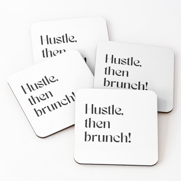 Item preview, Hustle then brunch designed and sold by HadleyCruz.