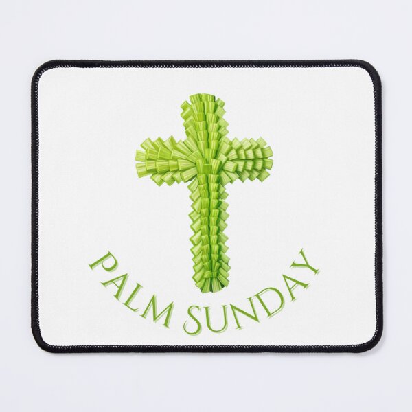 Item preview, Palm Sunday, cross, palm, green, jesus, christ designed and sold by B-M-Store.