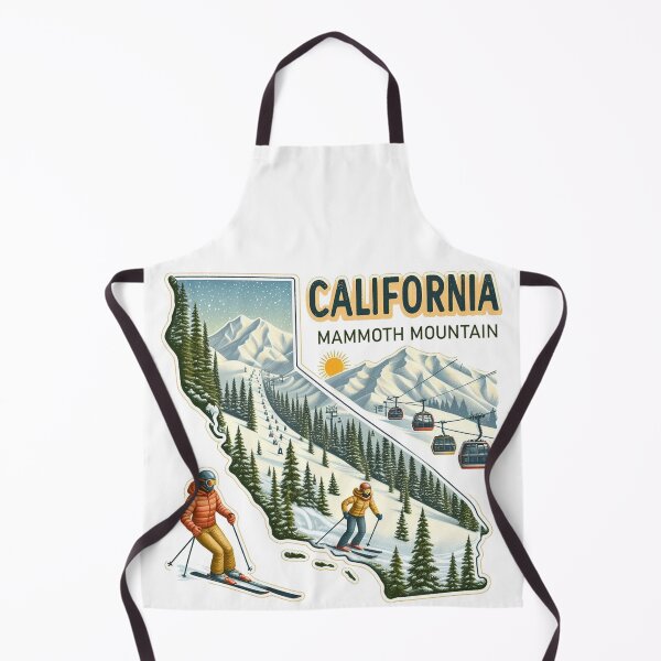 Item preview, Mammoth Mountain Ski, California Map Mammoth Mountain Ski designed and sold by HaydenMillepied.
