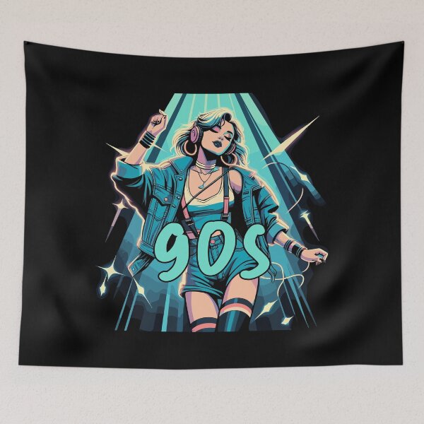 Item preview, Woman dancing dancing 90s retro disco gift designed and sold by Pineapple-Tree.