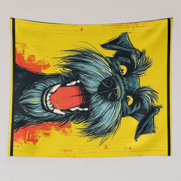 Item preview, Laughing Schnauzer Joy designed and sold by SteadyRolling.