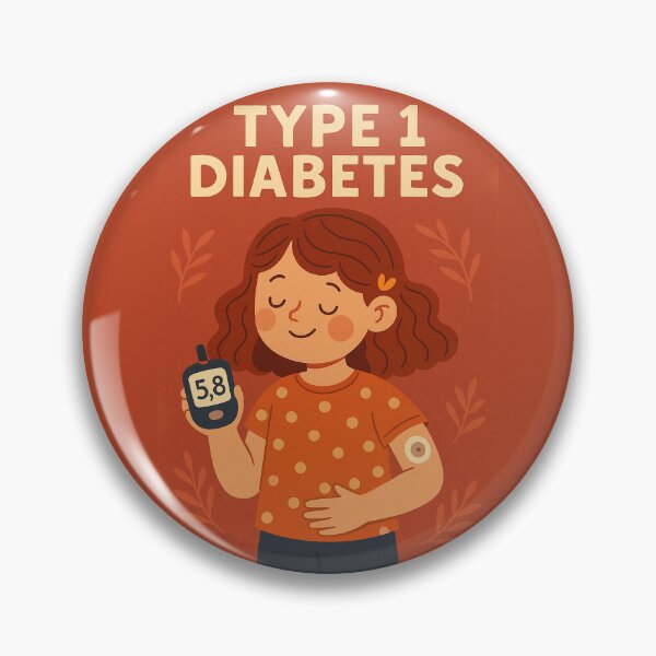 Item preview, Type 1 Diabetes Awareness Girl with Glucose Meter designed and sold by Lacritsa .