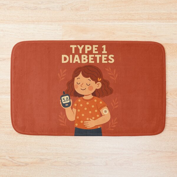 Item preview, Type 1 Diabetes Awareness Girl with Glucose Meter designed and sold by Lacritsa .