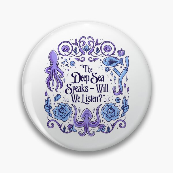 Item preview, The Deep Sea Speaks – Will We Listen? Majestic Squid & Ocean Life Nature Advocacy T-Shirt Design designed and sold by AnnDesignStudio.