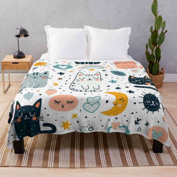 Item preview, Purrfectly Adorable Cat Patterns designed and sold by Vanich-Panich.