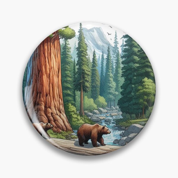 Item preview, Mountain Trees River Forest No Text designed and sold by HaydenMillepied.