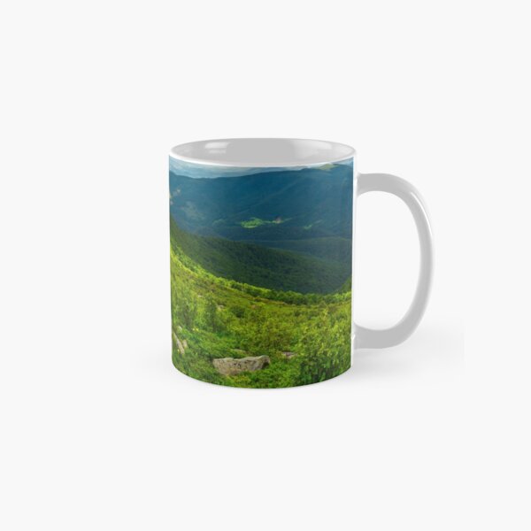 panorama of Runa mountain with boulders on hills Classic Mug