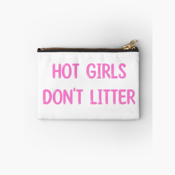 Item preview, hot girls don't litter designed and sold by menheraaudino.