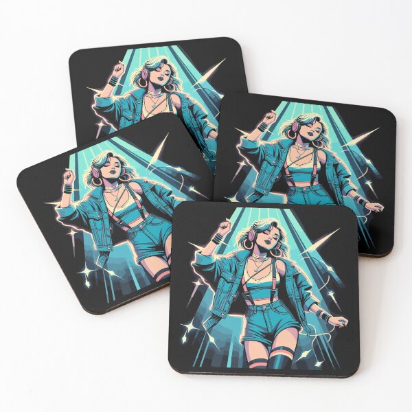 Item preview, Woman dancing dancing 90s retro disco gift designed and sold by Pineapple-Tree.