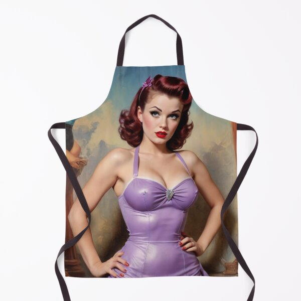 Aperçu de l'œuvre Pin-up rousse sexy des années 40 créée et vendue par MissSaylor.