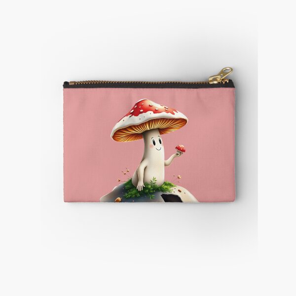 Item preview, mushroom standing peacefully designed and sold by MindfluxStudio.